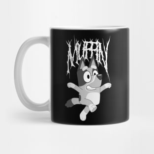 Muffin Bluey Black & White Mug